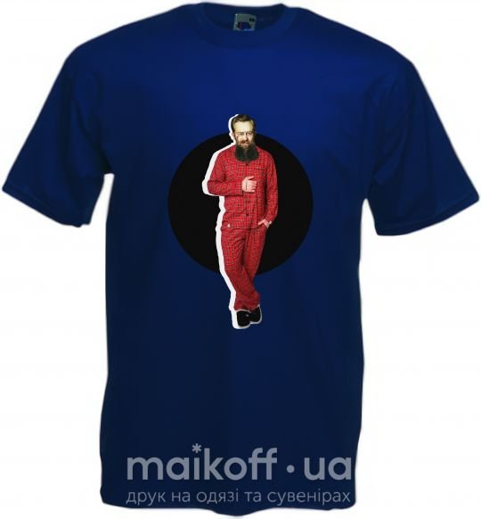 Мужская футболка Модний Грушевський Глубокий темно-синий фото