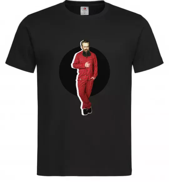 Мужская футболка Модний Грушевський Черный фото