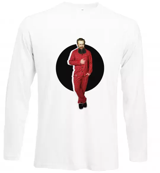 Лонгслив Модний Грушевський Белый фото