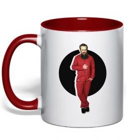 Чашка с цветной ручкой Модний Грушевський