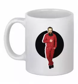 Чашка керамічна Модний Бандера Білий фото