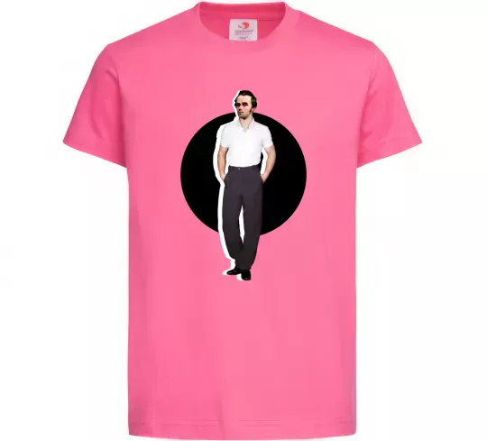 Дитяча футболка Модний Шевченко Яскраво-рожевий фото