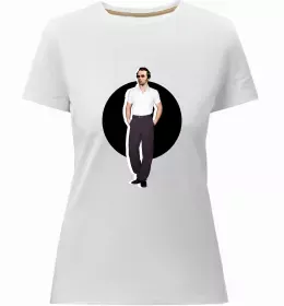 Женская премиум футболка Борщ з карасями Шевченко Белый фото