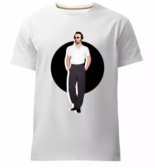 Мужская премиум футболка Модний Шевченко Белый фото