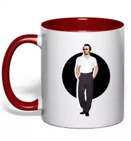 Чашка з кольоровою ручкою