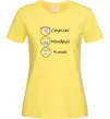 Жіноча футболка Стріляй-Кохай-Мандруй Лимонний Жіноча футболка Стріляй-Кохай-Мандруй Лимонний фото