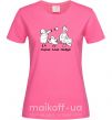 Женская футболка Стріляй-Кохай-Мандруй2 Ярко-розовый фото