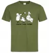 Чоловіча футболка Стріляй-Кохай-Мандруй2 Оливковий Чоловіча футболка Стріляй-Кохай-Мандруй2 Оливковий фото