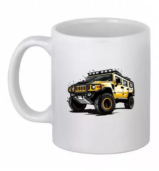 Чашка керамічна Хамер Білий фото