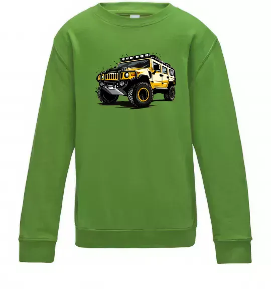 Детский Свитшот Хамер Лаймовый фото