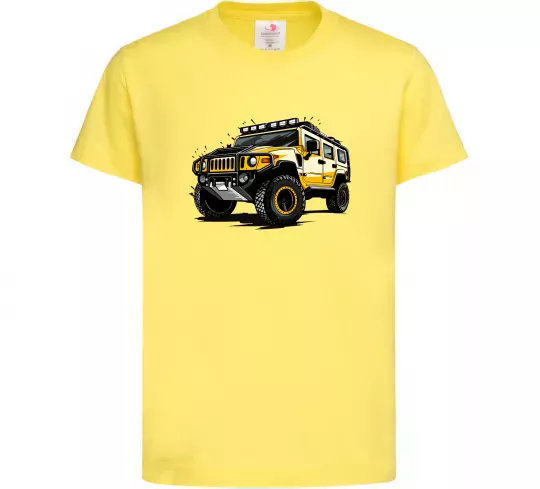 Дитяча футболка Хамер Лимонний фото