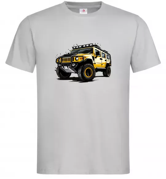 Мужская футболка Хамер Серый фото