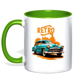 Чашка с цветной ручкой Номерний знак Незалежний Черный фото