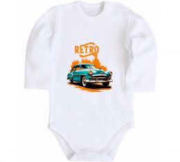 Детский боди ретро авто