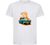Детская футболка ретро авто Белый фото