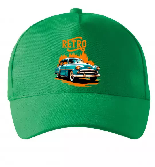 Кепка ретро авто Зелений фото
