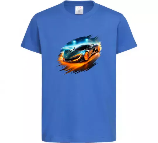 Дитяча футболка Ламба Яскраво-синій фото