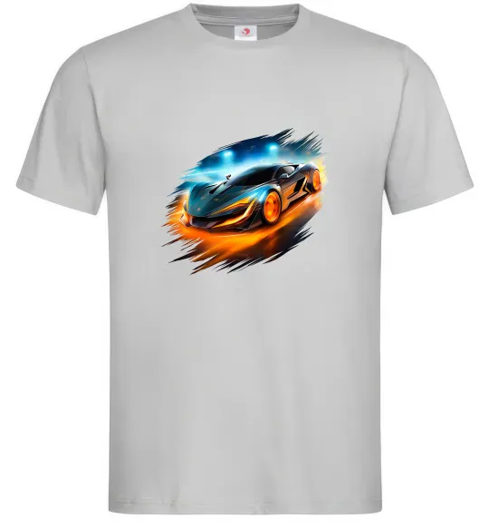 Чоловіча футболка Ламба Сірий фото