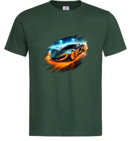 Чоловіча футболка Ламба Темно-зелений фото