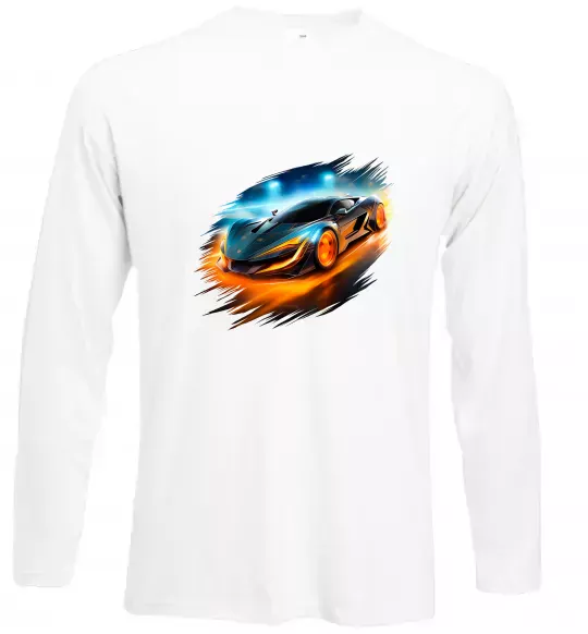 Лонгслив Ламба Белый фото