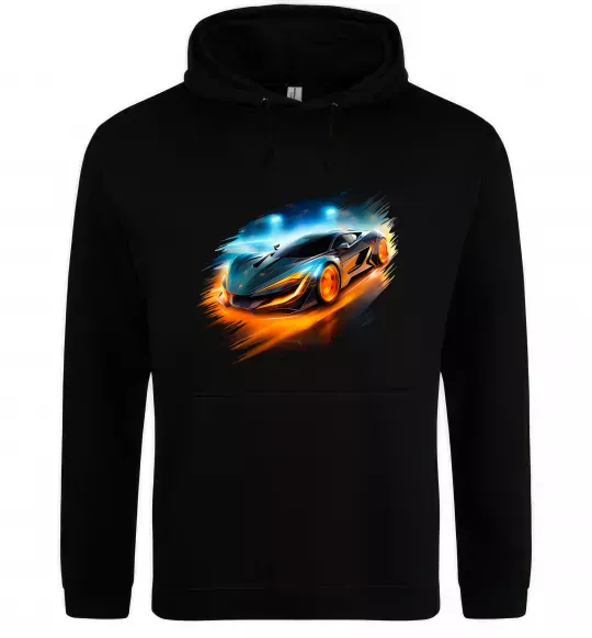 Чоловіча толстовка (худі) Ламба Чорний фото