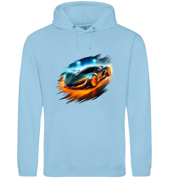 Женская толстовка (худи) Ламба Голубой фото