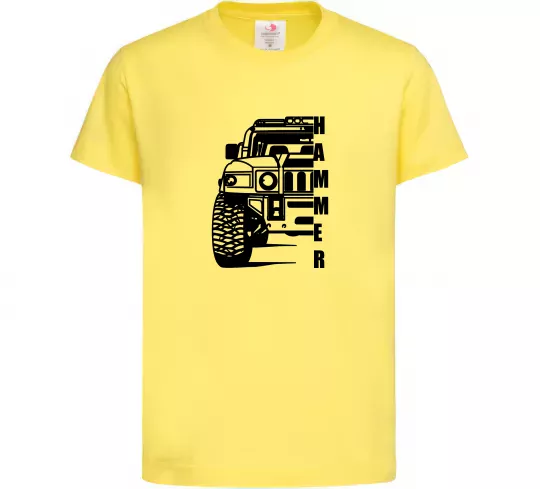 Детская футболка хамер чорно-білий Лимонный фото