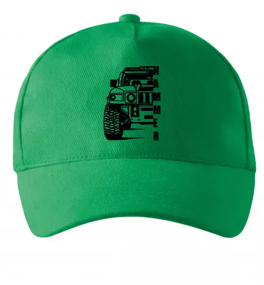 Кепка хамер чорно-білий Зеленый фото