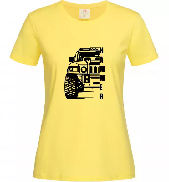 Жіноча футболка хамер чорно-білий Лимонний фото
