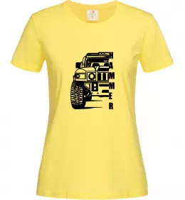 Женская футболка хамер чорно-білий Лимонный фото