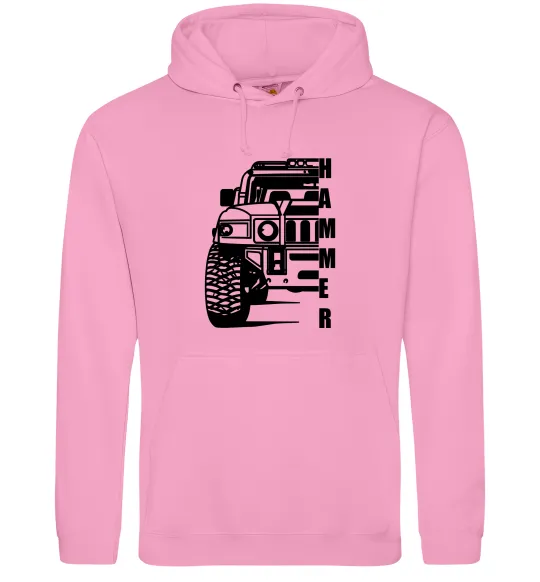 Жіноча толстовка (худі) хамер чорно-білий Рожевий фото