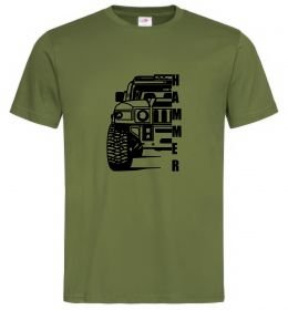 Чоловіча футболка хамер чорно-білий Чоловіча футболка хамер чорно-білий