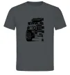 Мужская футболка хамер чорно-білий Графит Мужская футболка хамер чорно-білий Графит фото