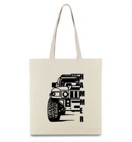 Еко-сумка хамер чорно-білий