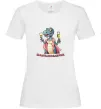 Жіноча футболка шампанозаврик Білий Жіноча футболка шампанозаврик Білий фото