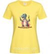 Женская футболка шампанозаврик Лимонный фото