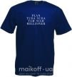 Чоловіча футболка PLAN TUDA SUDA TAM SIAM MILLOONER Глибокий темно-синій фото