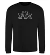 Свитшот PLAN TUDA SUDA TAM SIAM MILLOONER Черный фото
