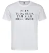 Чоловіча футболка PLAN TUDA SUDA TAM SIAM MILLOONER Білий Чоловіча футболка PLAN TUDA SUDA TAM SIAM MILLOONER Білий фото