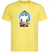 Чоловіча футболка Був людиною а став студентом! Лимонний Чоловіча футболка Був людиною а став студентом! Лимонний фото