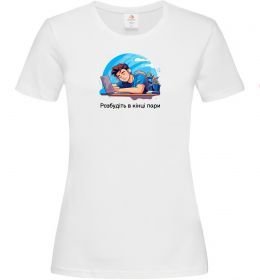 Женская футболка Розбудіть в кінці пари Женская футболка Розбудіть в кінці пари