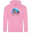 Чоловіча толстовка (худі) Розбудіть в кінці пари Рожевий фото