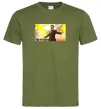 Мужская футболка Ще не відрахували Оливковый фото