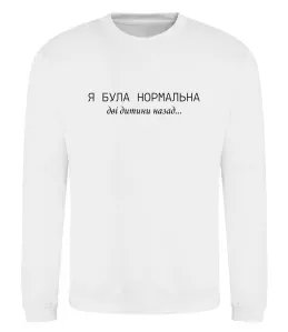 Свитшот Була нормальна Белый фото