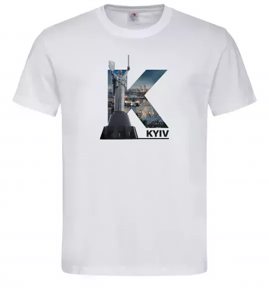 Мужская футболка Рідний Київ Белый фото