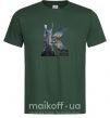 Мужская футболка Рідний Київ Темно-зеленый фото