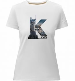 Жіноча преміум футболка Рідний Київ Жіноча преміум футболка Рідний Київ