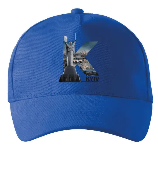 Кепка Рідний Київ Яскраво-синій фото