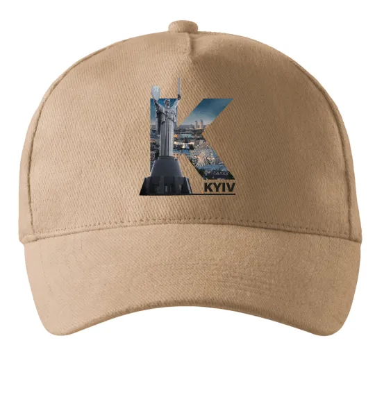 Кепка Рідний Київ Пісочний фото