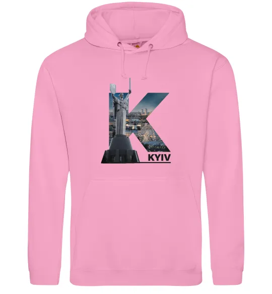 Мужская толстовка (худи) Рідний Київ Розовый фото